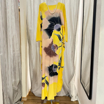 Assorted Long Sleeve Batik Kaftan