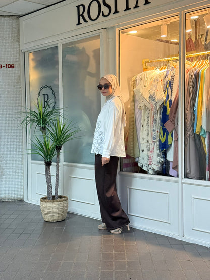 Aina Pants in Espresso