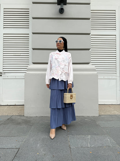 Maria Cake Skirt in Denim Blue (NEW!)