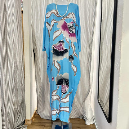 Assorted Long Sleeve Batik Kaftan