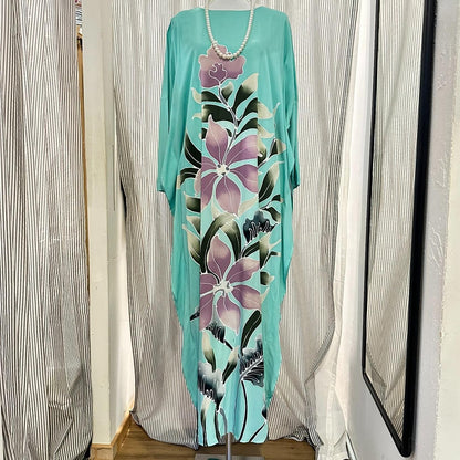 Assorted Long Sleeve Batik Kaftan