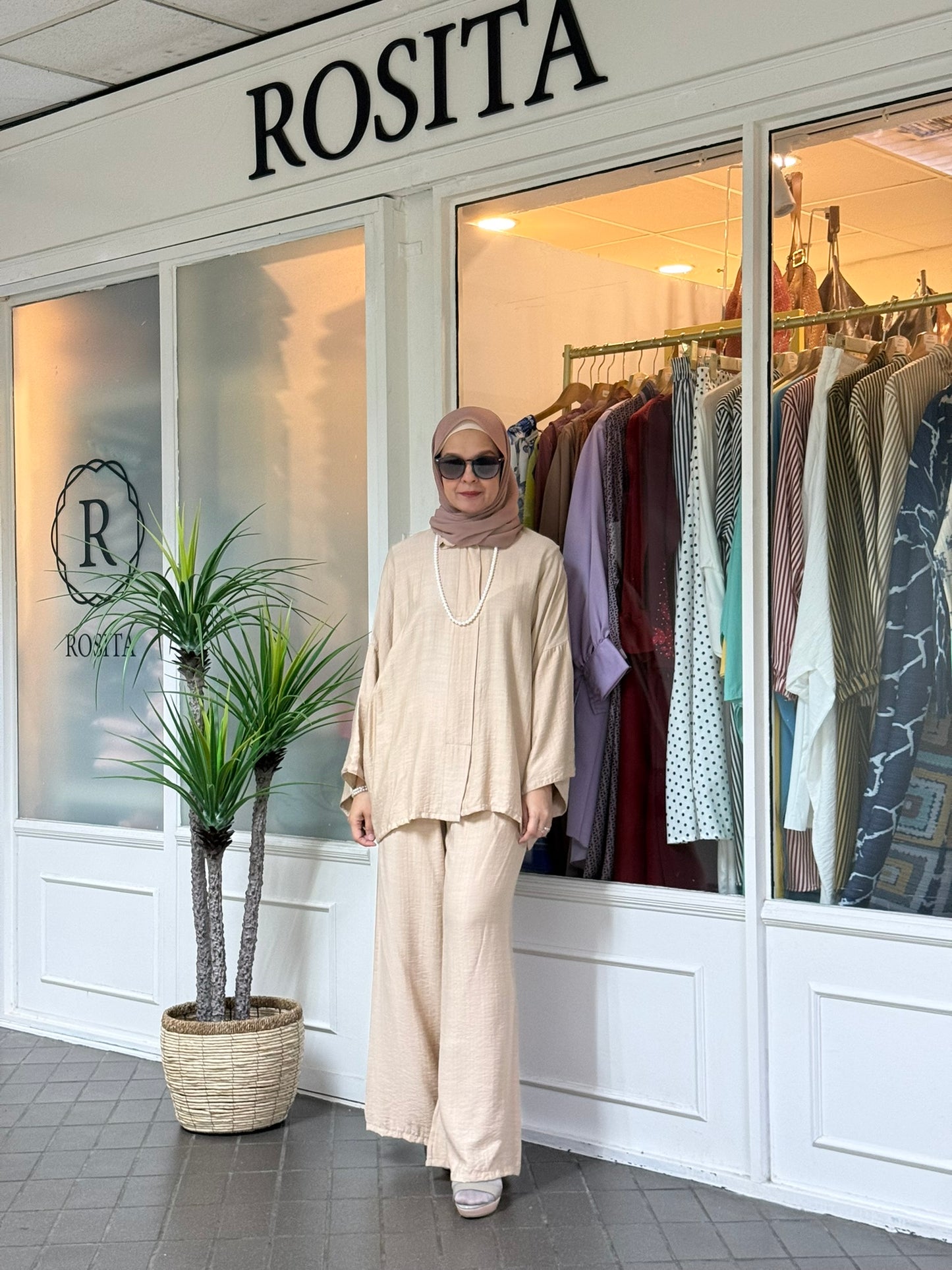 Raisa Pants Set in Horlicks (NEW!)