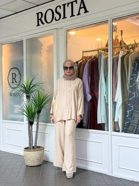 Raisa Pants Set in Horlicks (NEW!)