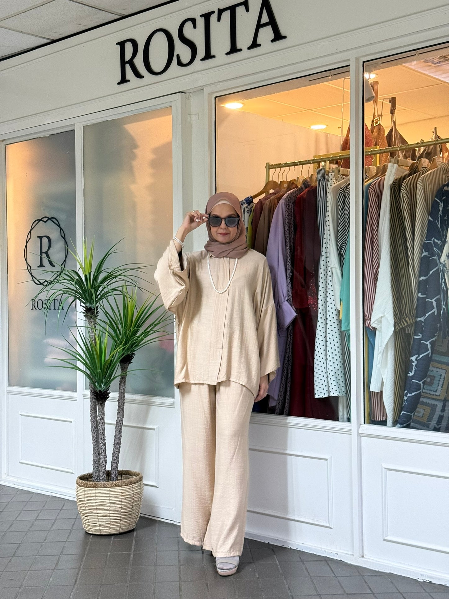 Raisa Pants Set in Horlicks (NEW!)