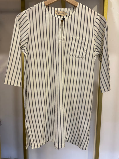 Boys Naem Kurta Top in Cream & Black Stripes (NEW!)