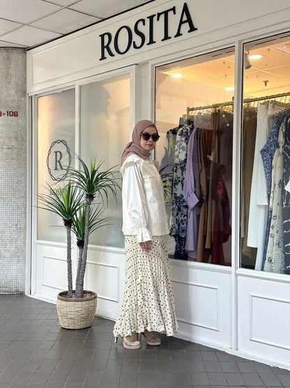 Deanna Embroidery Top in Cream (NEW!)