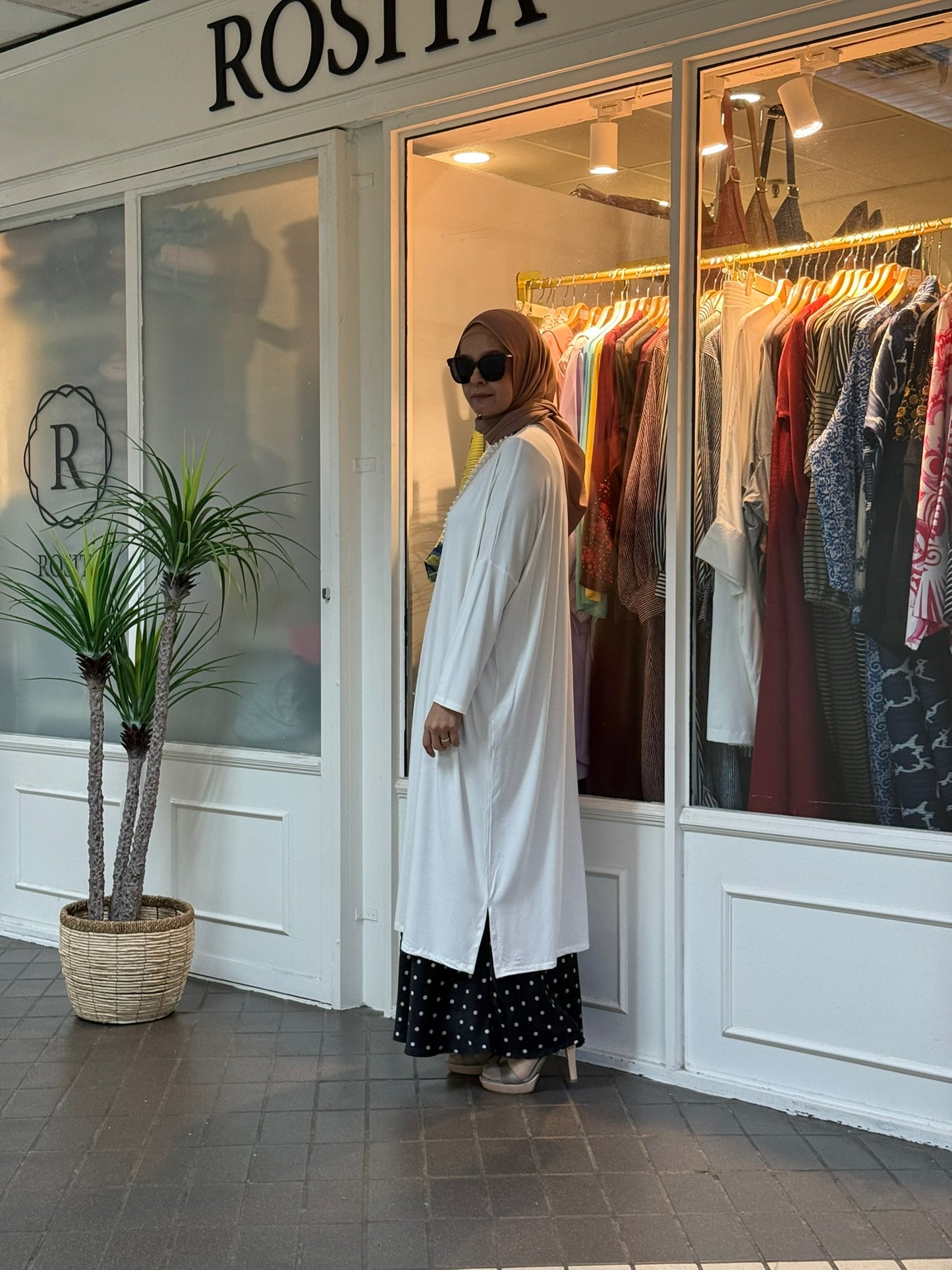 Yuna Batwing Tunic in Ivory (NEW!)