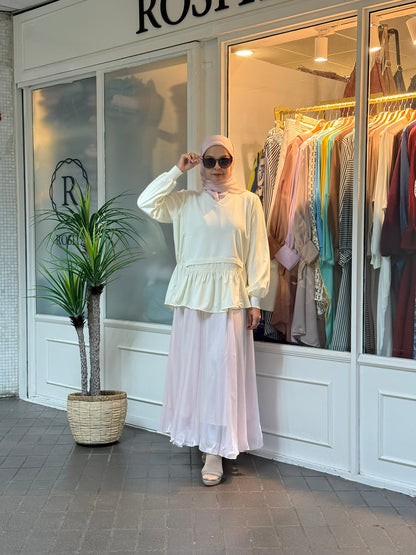 Elea Vest Top in Creme (NEW!)