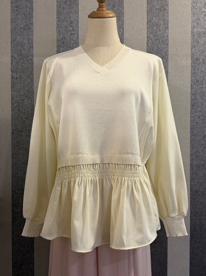 Elea Vest Top in Creme (NEW!)