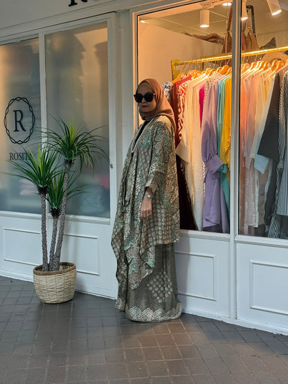 Sari Batik Outerwear Set in KK02 Sage (NEW!)