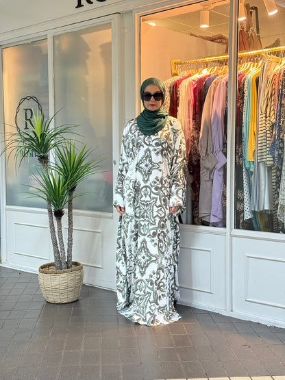 Layla Kaftan in LK02 Sage Batik (NEW!)
