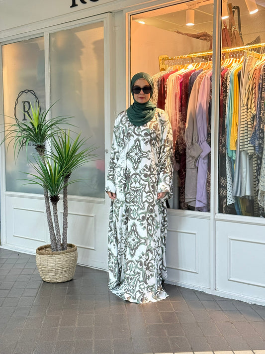 Layla Kaftan in LK02 Sage Batik (NEW!)