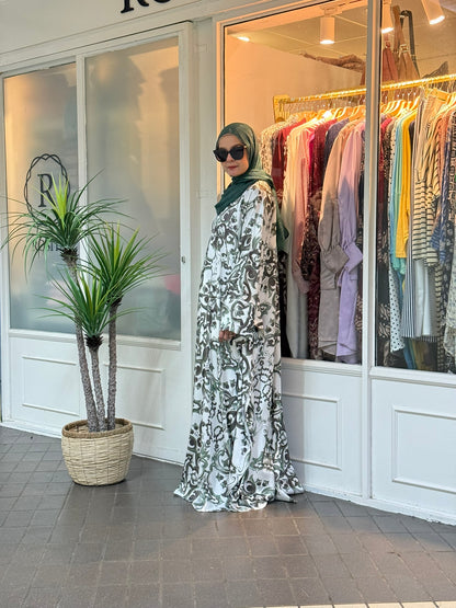 Layla Kaftan in LK02 Sage Batik (NEW!)