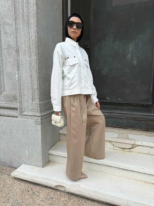 Reiss Baggy Pants in Latte (NEW!)