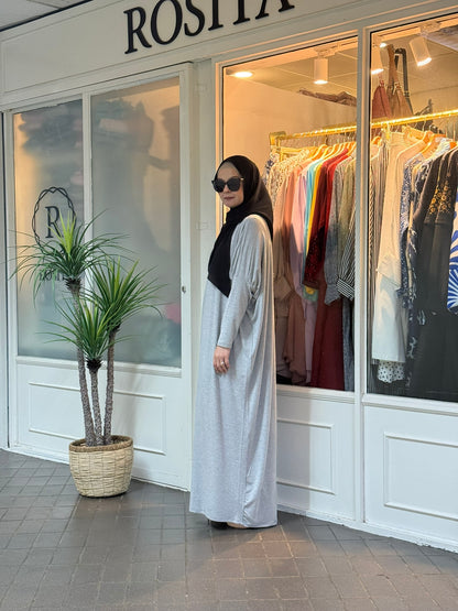 Alina Batwing Dress in Light Grey (NEW!)