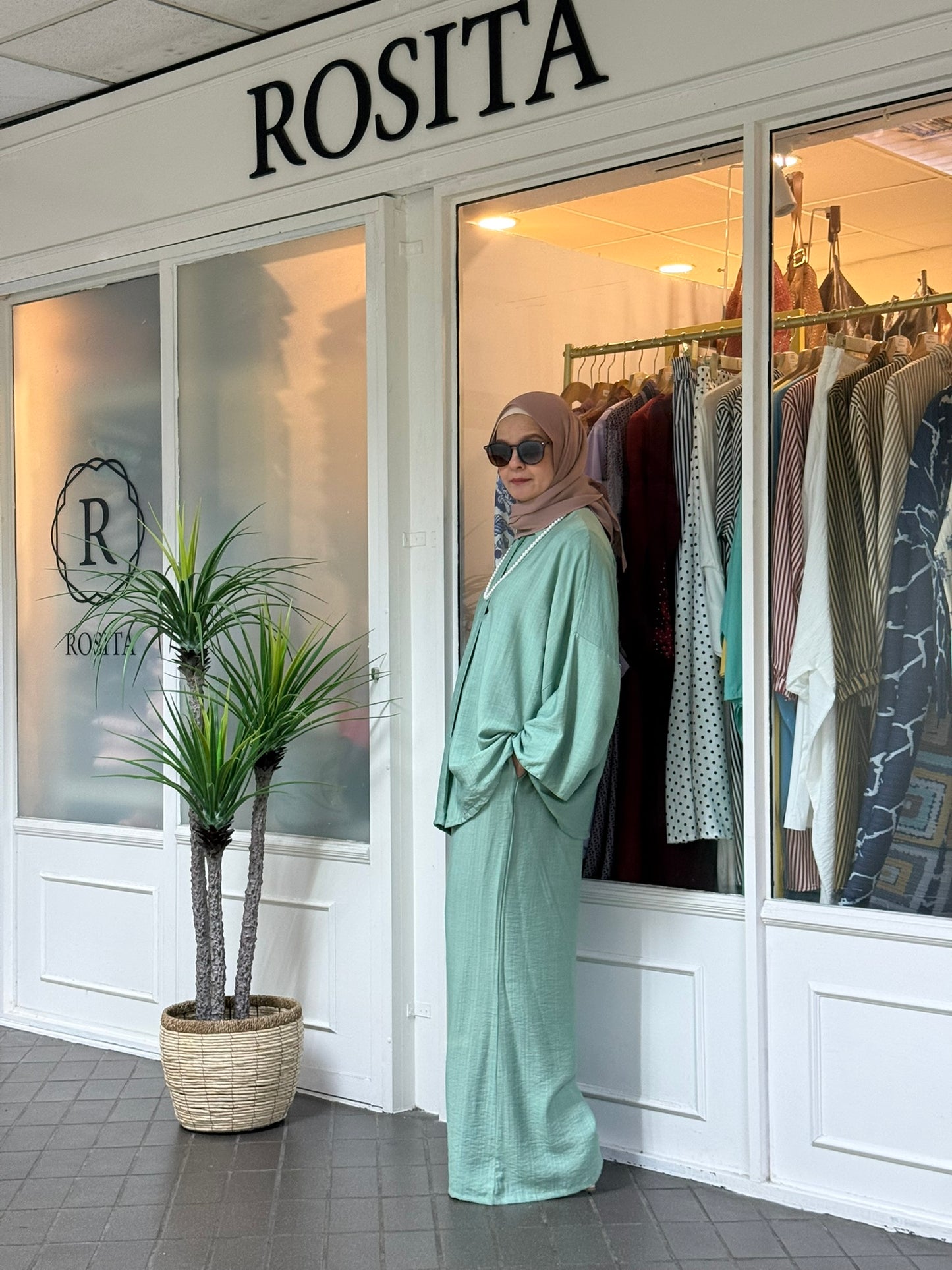 Raisa Pants Set in Mint (NEW!)