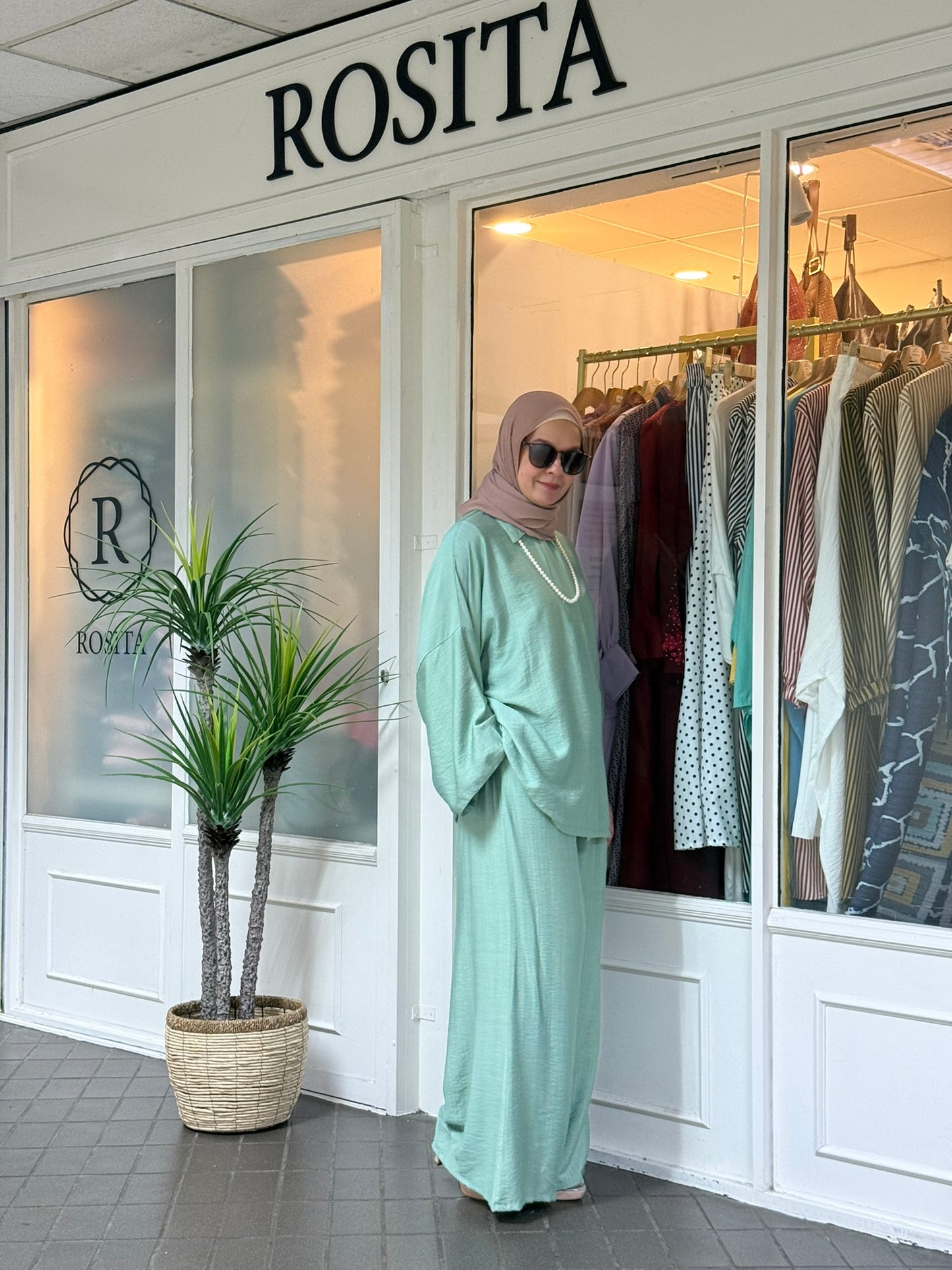 Raisa Pants Set in Mint (NEW!)
