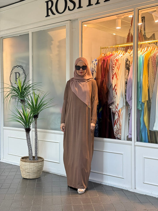 Alina Batwing Dress in Mocha (NEW!)