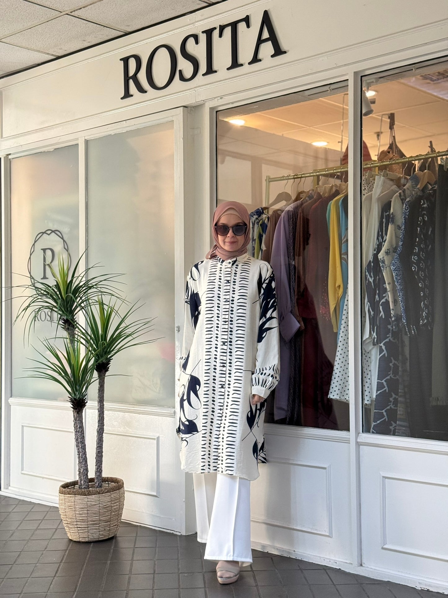 Ranya Tunic in Midnight Blue (NEW!)