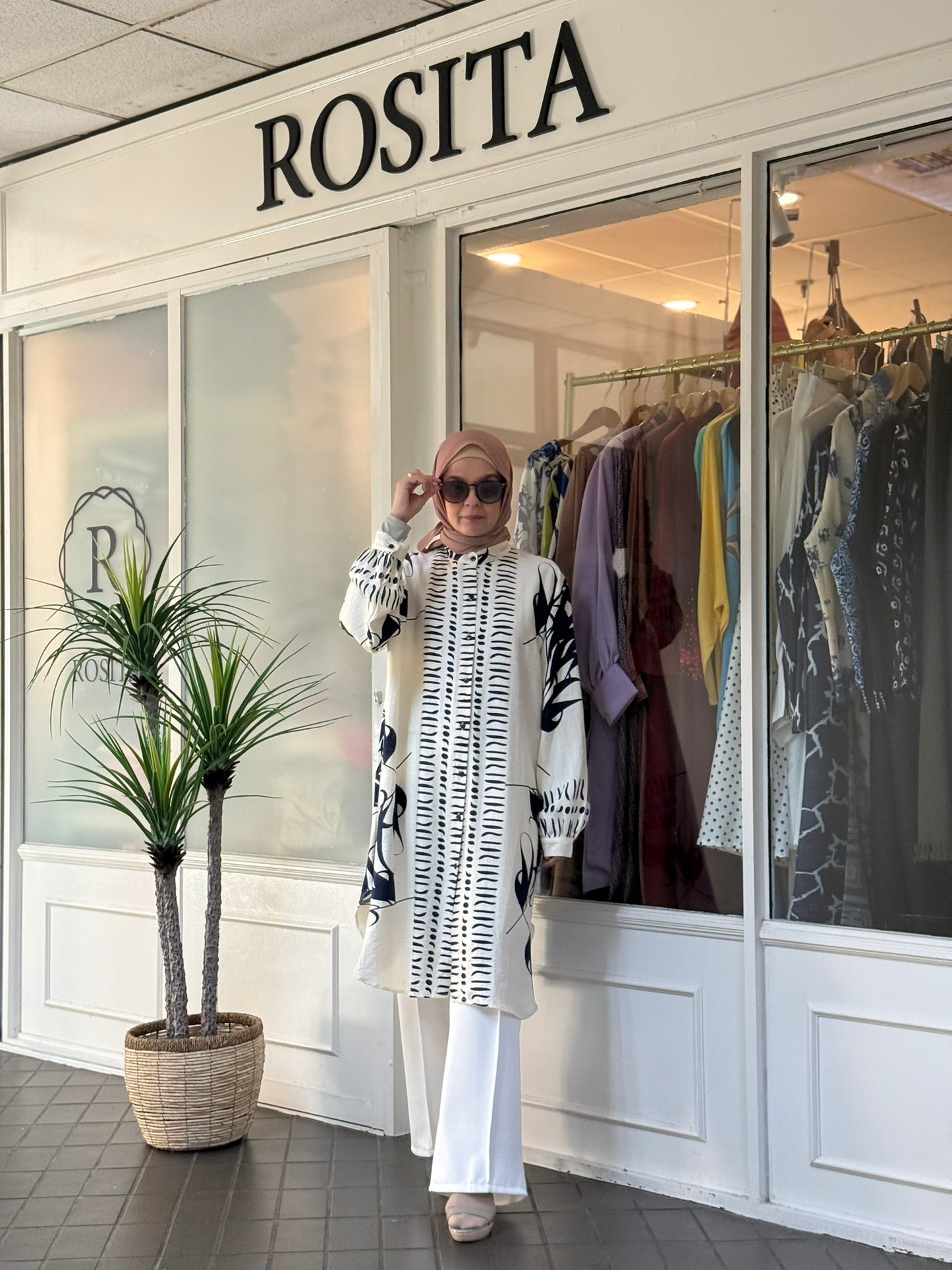 Ranya Tunic in Midnight Blue (NEW!)