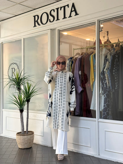 Ranya Tunic in Midnight Blue (NEW!)