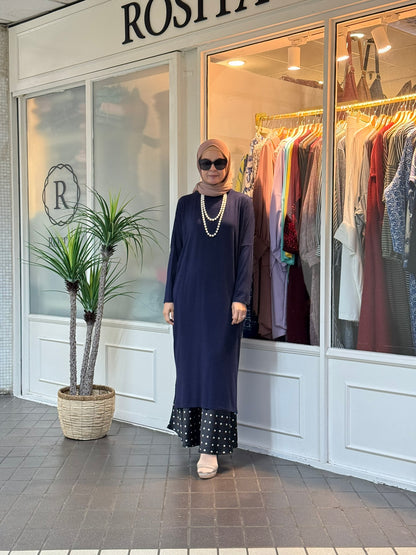 Yuna Batwing Tunic in Navy (NEW!)