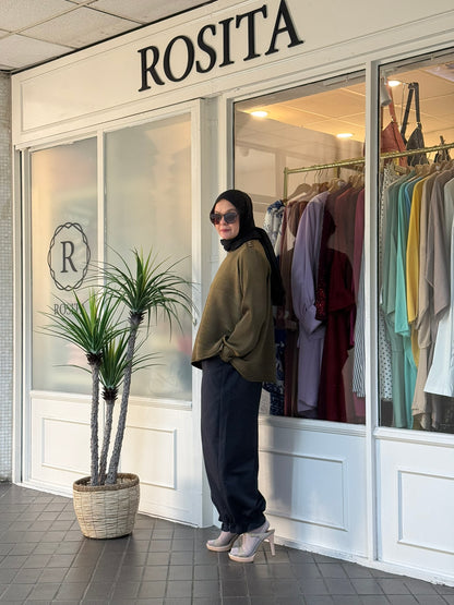 Naomi Drawstring Pants in Navy (NEW!)