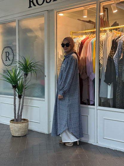 Sofea Long Tunic in Navy Stripes (NEW!)