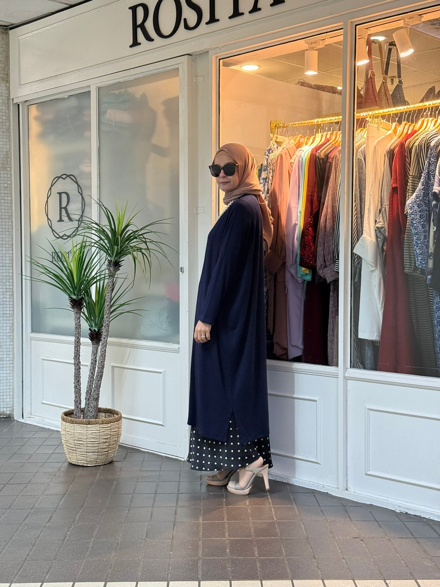 Yuna Batwing Tunic in Navy (NEW!)