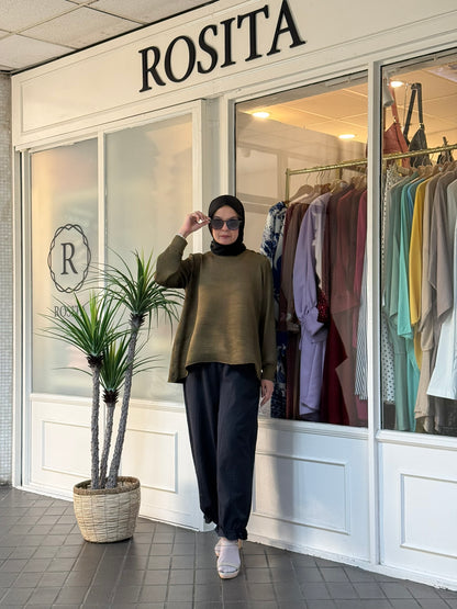 Naomi Drawstring Pants in Navy (NEW!)