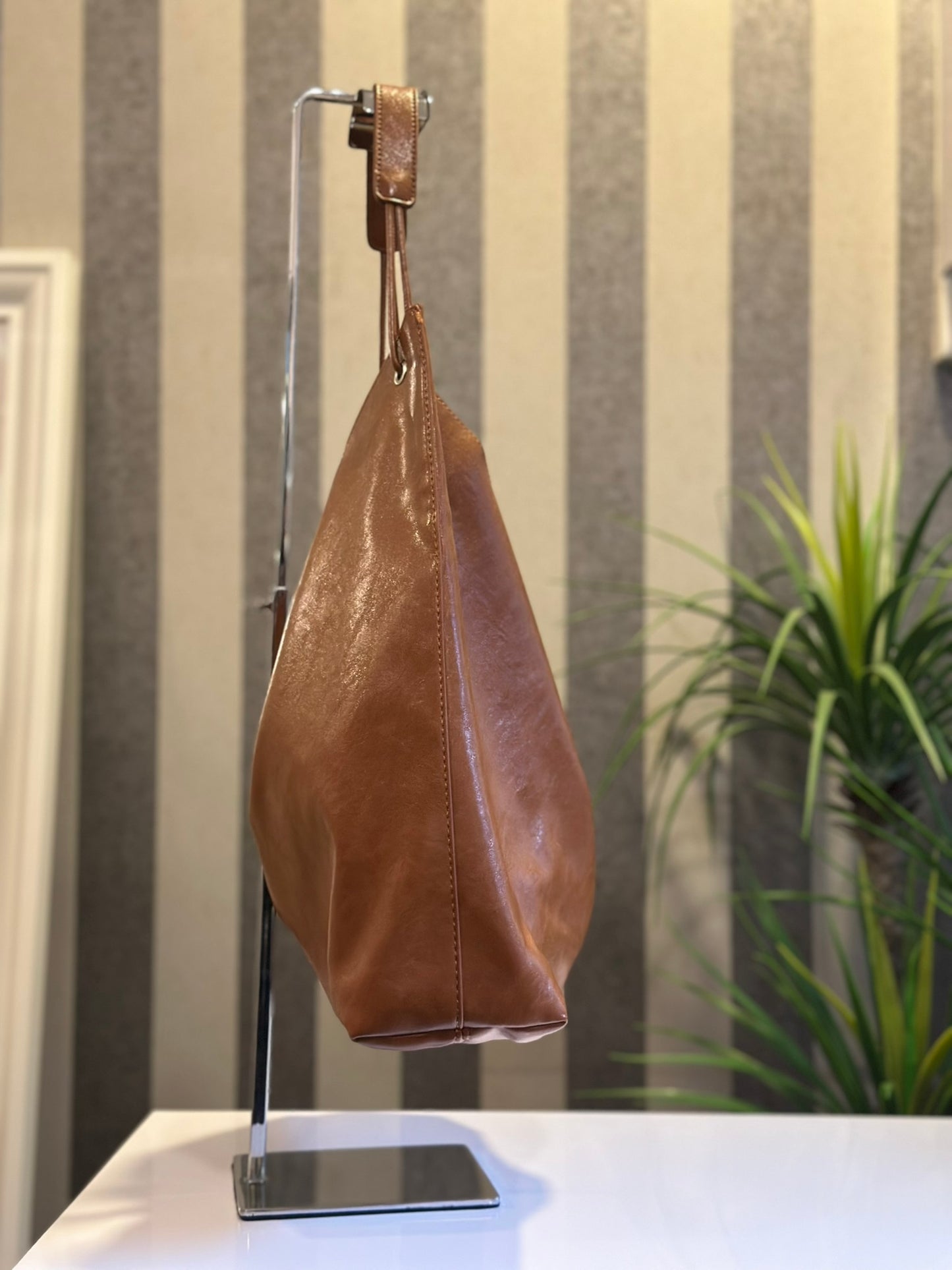 Netta Hobo Bag in Camel (NEW!)