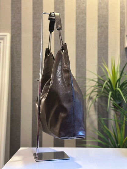 Netta Hobo Bag in Espresso (NEW!)