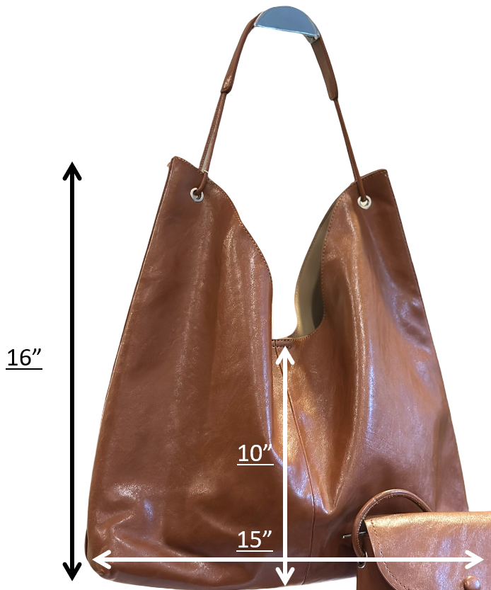 Netta Hobo Bag in Brown (NEW!)