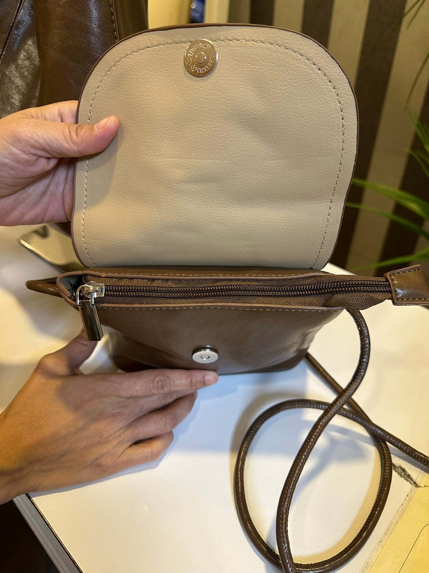 Netta Hobo Bag in Brown (NEW!)