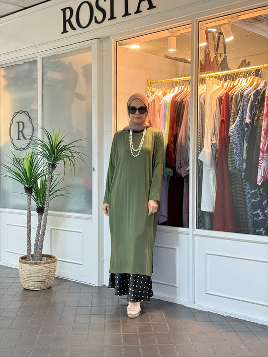 Yuna Batwing Tunic in Olive (NEW!)