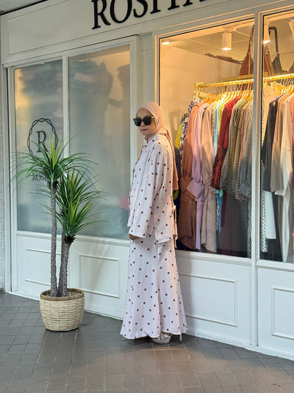 Jelita Polka Dot Co-Ord Set in Pink (NEW!)