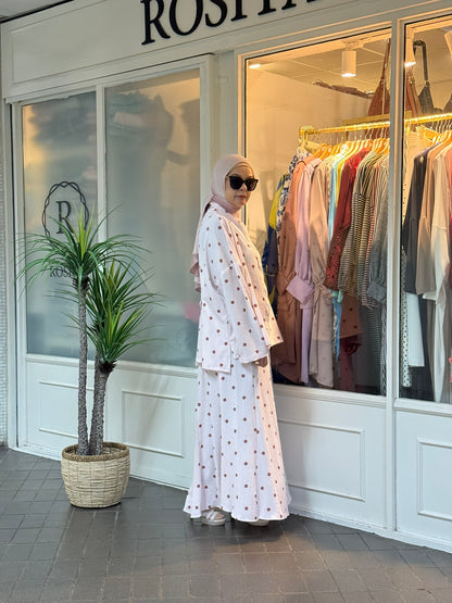 Jelita Polka Dot Co-Ord Set in Pink (NEW!)