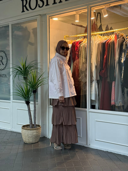Anna Outerwear Top in Pink (NEW!)