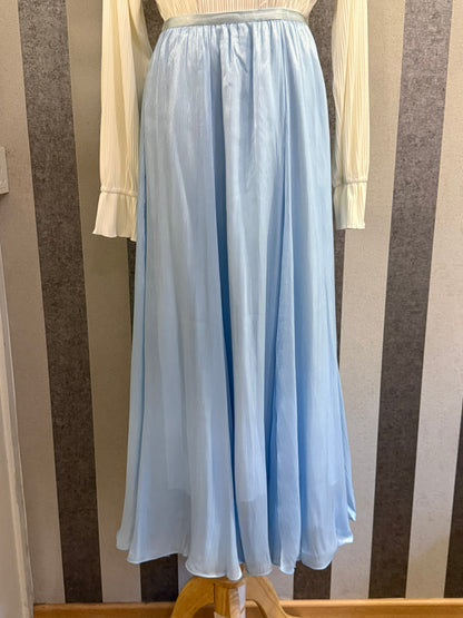 Tamara Shimmer Flowy Skirt in Powder Blue (NEW!)