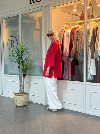 ND 3/4 Top in Red (NEW!)