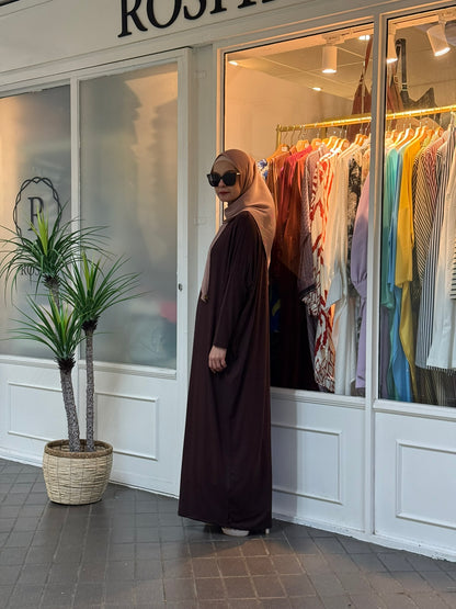 Alina Batwing Dress in Rich Brown (NEW!)