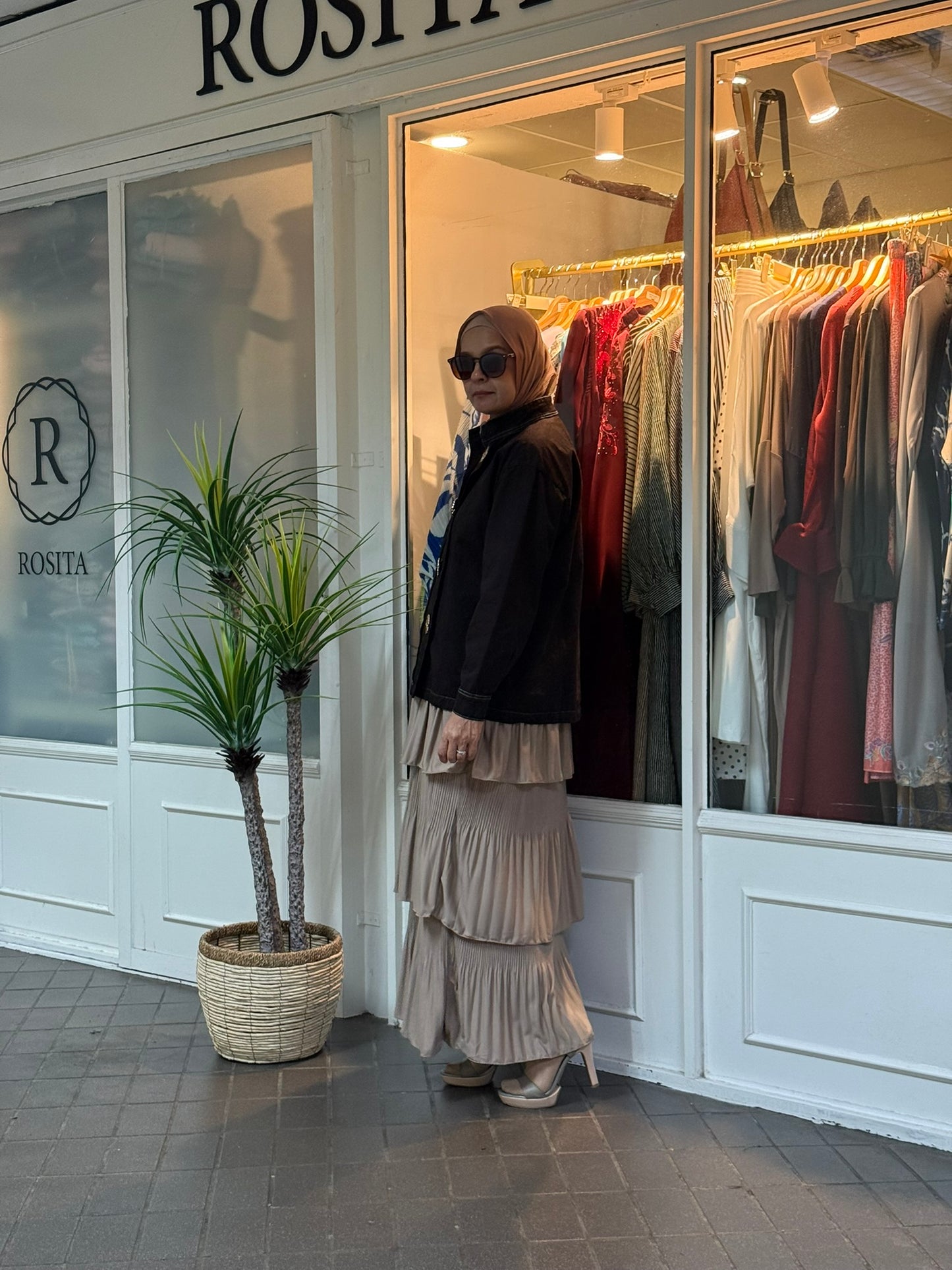 Anna Outerwear Top in Rich Brown (NEW!)
