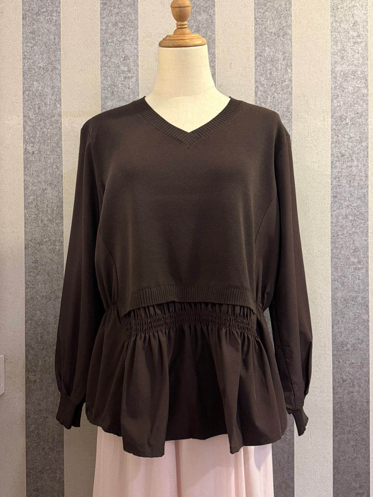 Elea Vest Top in Rich Brown (NEW!)