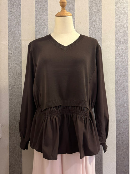 Elea Vest Top in Rich Brown (NEW!)
