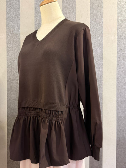 Elea Vest Top in Rich Brown (NEW!)