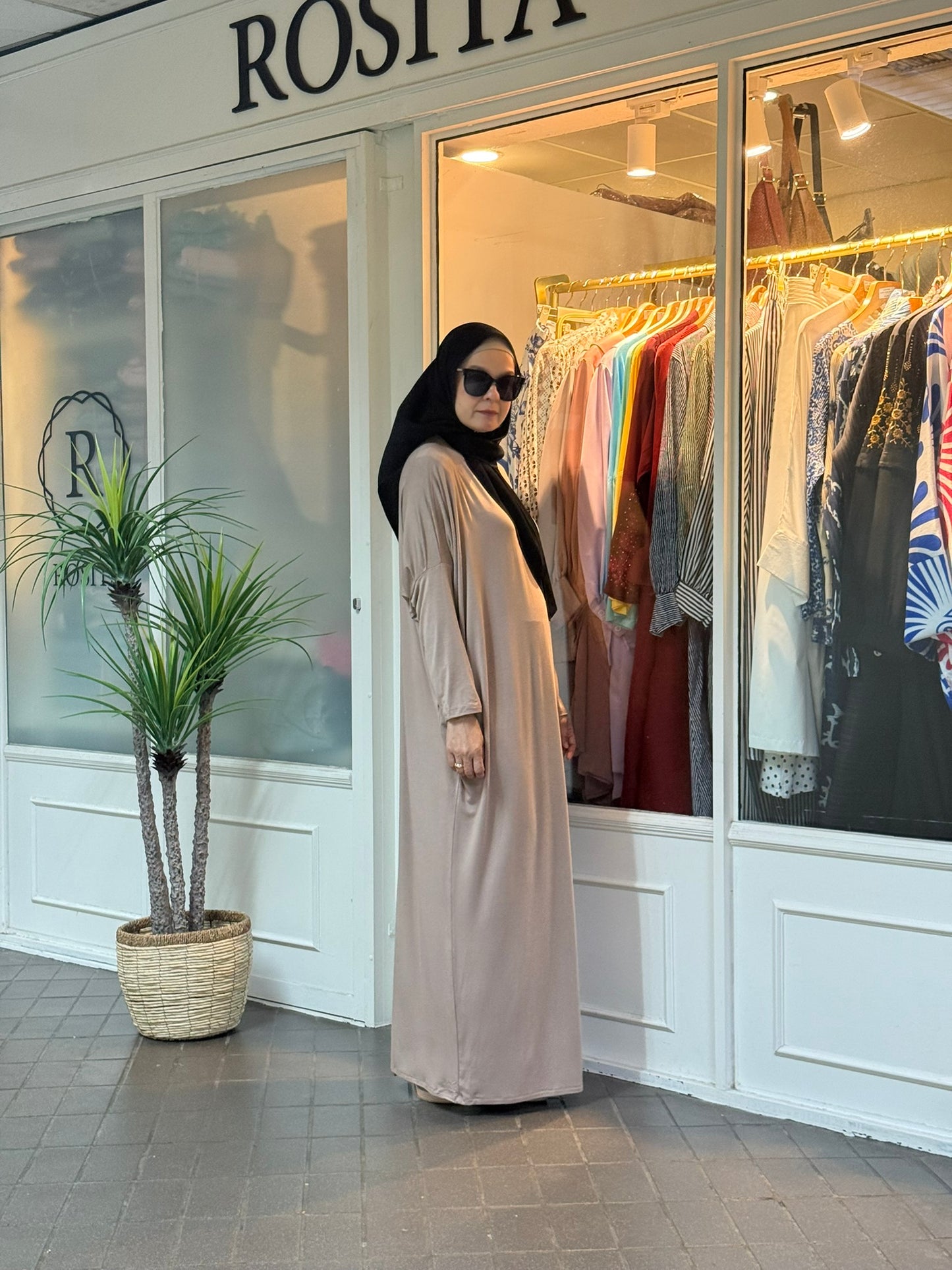 Alina Batwing Dress in Rosy Brown (NEW!)