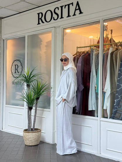 Raisa Pants Set in Silver (NEW!)