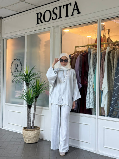 Raisa Pants Set in Silver (NEW!)