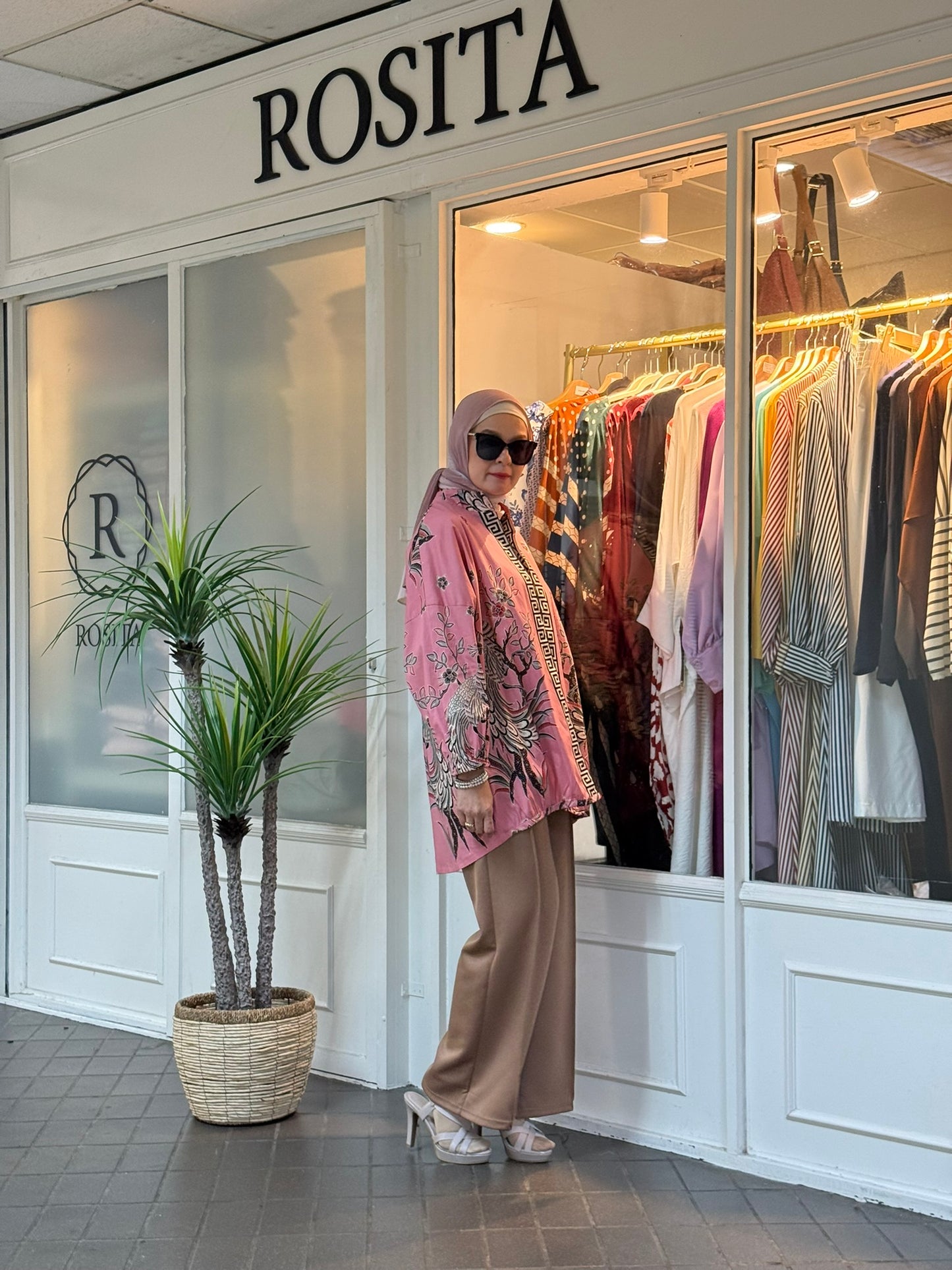 Chinta Batik Outerwear in Carnation Pink (NEW!)