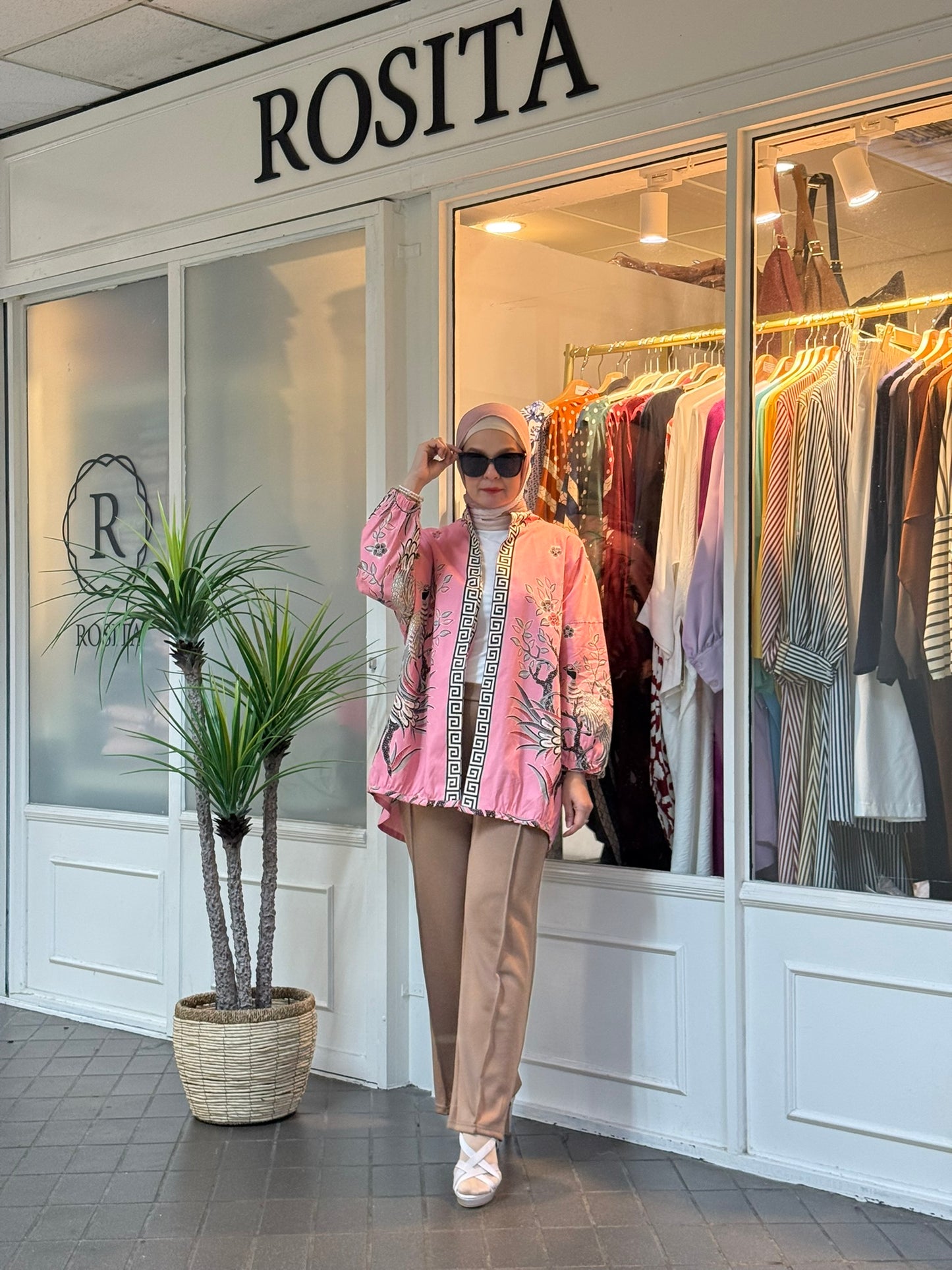 Chinta Batik Outerwear in Carnation Pink (NEW!)